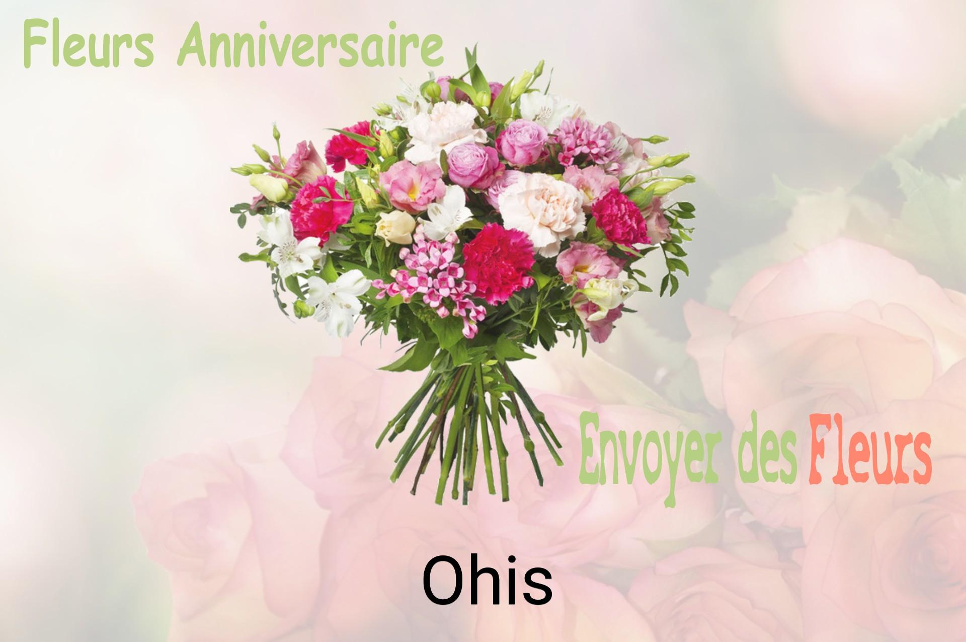 Bouquet de fleurs d’anniversaire livré à Ohis